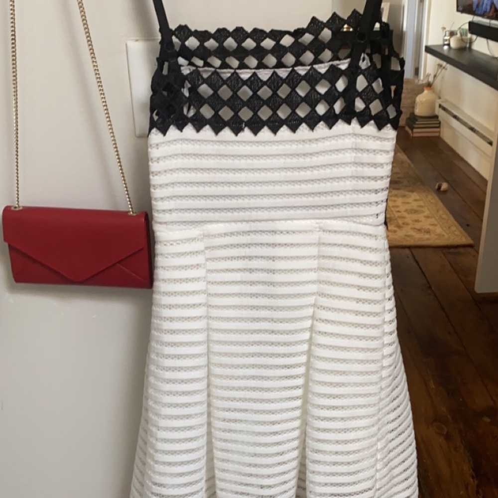 White and black Nordstrom dress